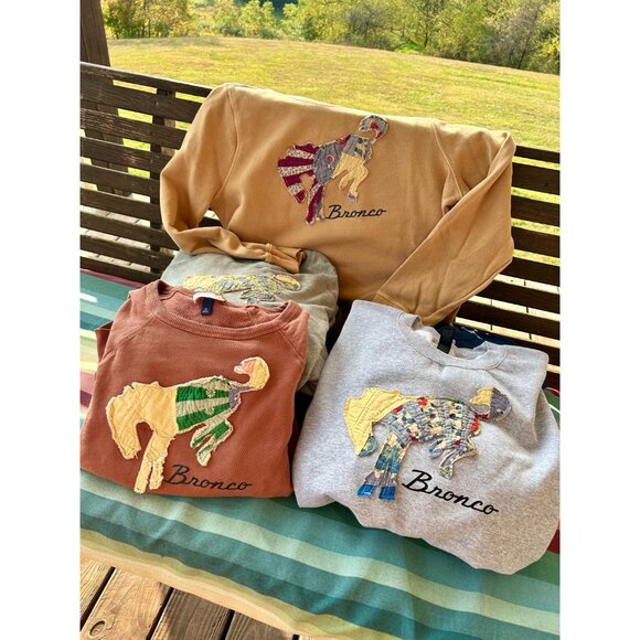 Custom Ford Bronco Vintage Quilt Sweatshirt - Picture 4 of 9